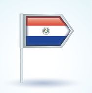 Flag of Paraguay vector illustration N2