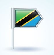 Flag of Tanzania vector illustration N2
