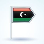 Flag of Libya vector illustration N2