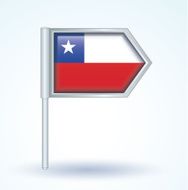 Flag of Chile vector illustration N2