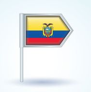 Flag of Ecuador vector illustration N2