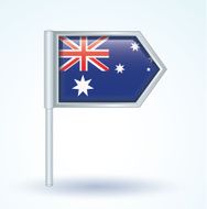 Flag of Australia vector illustration N2