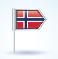 Flag of Norway vector illustration N2