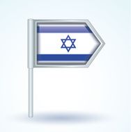 Flag of Israel vector illustration N2