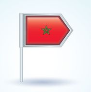 Flag of Morocco vector illustration N2