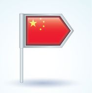 Flag of China vector illustration N2