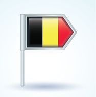 flag of Belgium vector illustration N3