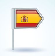 flag of Spain vector illustration N2