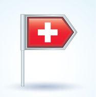 Flag of switzerland vector illustration N2