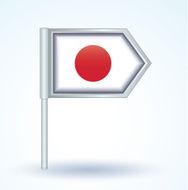 Flag of Japan vector illustration N2