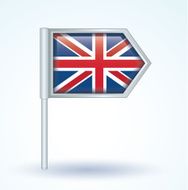 Flag of England vector illustration