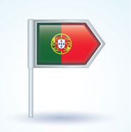 Flag of Portugal vector illustration N2