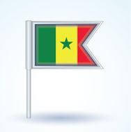 Flag of Senegal vector illustration N3