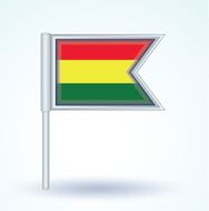Flag of Bolivia vector illustration N3