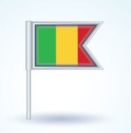 Flag of Mali vector illustration N3