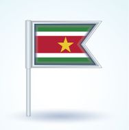 flag of Suriname vector illustration N4