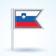 Flag of Slovenia vector illustration N3