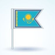 Flag of Kazakhstan vector illustration N3