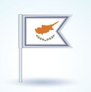 Flag of Cyprus vector illustration N3
