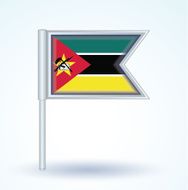 Flag of Mozambique vector illustration N3