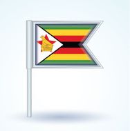 Flag of Zimbabwe vector illustration N3