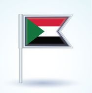 Flag of Sudan vector illustration N3