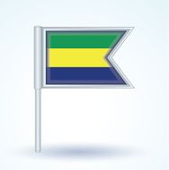 Flag of Gabon vector illustration N3