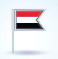 Flag of Yemen vector illustration N3