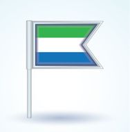 Flag of Sierra Leone vector illustration N3