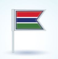 Flag of Gambia vector illustration N3