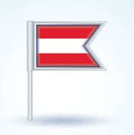flag of Austria vector illustration N4