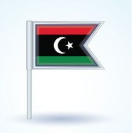 Flag of Libya vector illustration N3