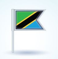 Flag of Tanzania vector illustration N3