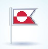 Flag of Greenland vector illustration N3