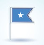 Flag of Somalia vector illustration N3