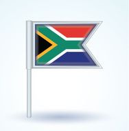 Flag of South africa vector illustration N3