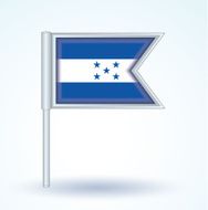 Flag Of Honduras Vector Illustration N4
