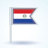 Flag of Paraguay vector illustration N3
