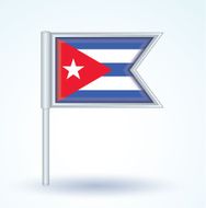 Flag of Cuba vector illustration N3