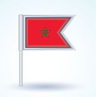 Flag of Morocco vector illustration N3