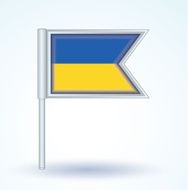 Flag of ukrain vector illustration N3