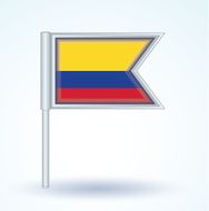 Flag of Colombia vector illustration N3