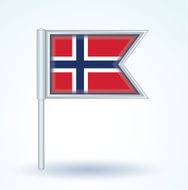 Flag of Norway vector illustration N3