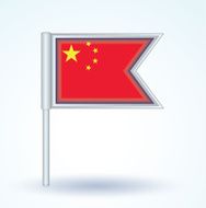 Flag of China vector illustration N3