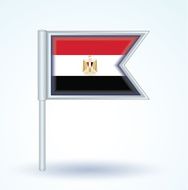 Flag of Egypt vector illustration N2