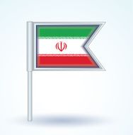 Flag of Iran Vector Illustration N4