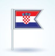 Flag of Croatia vector illustration N3