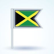 Flag of Jamaica vector illustration N3
