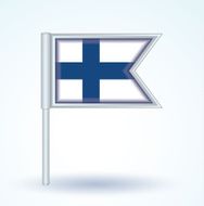 Flag of Finland vector illustration N3