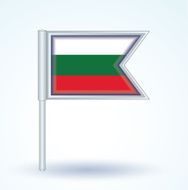 Flag of Bulgaria vector illustration N2